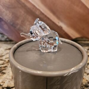 Swarovski small Crystal Elephant Figurine